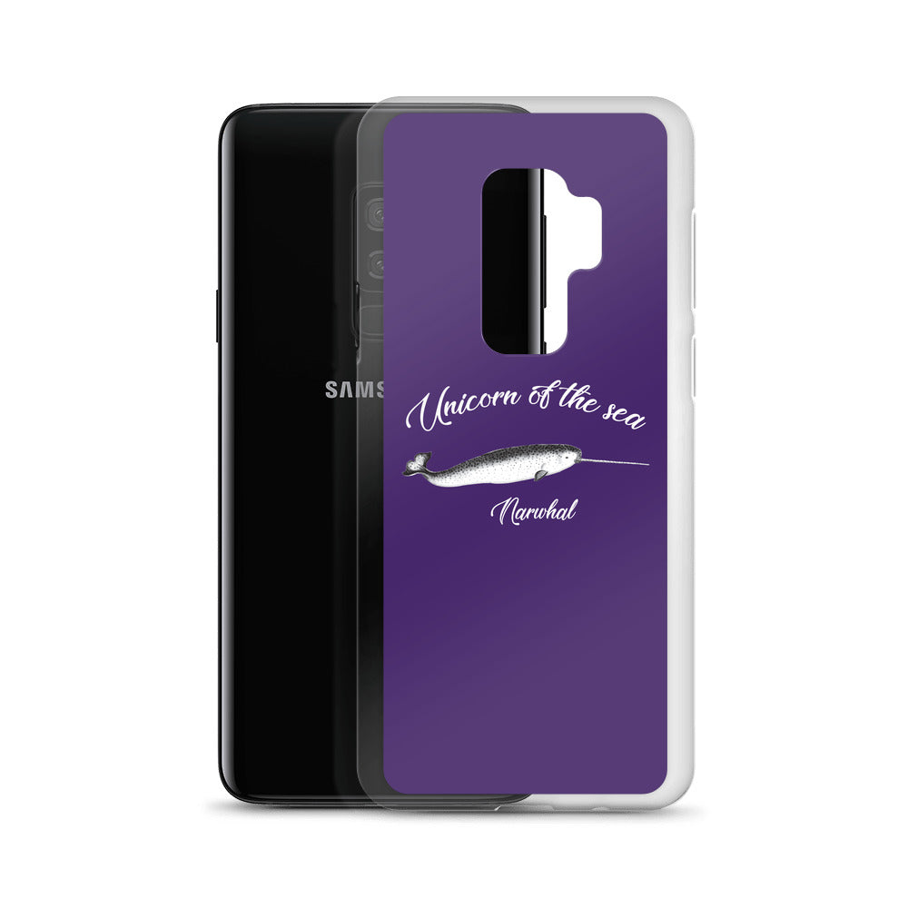 Unicorn of the Sea Samsung Case Purple - Splashing Apparel