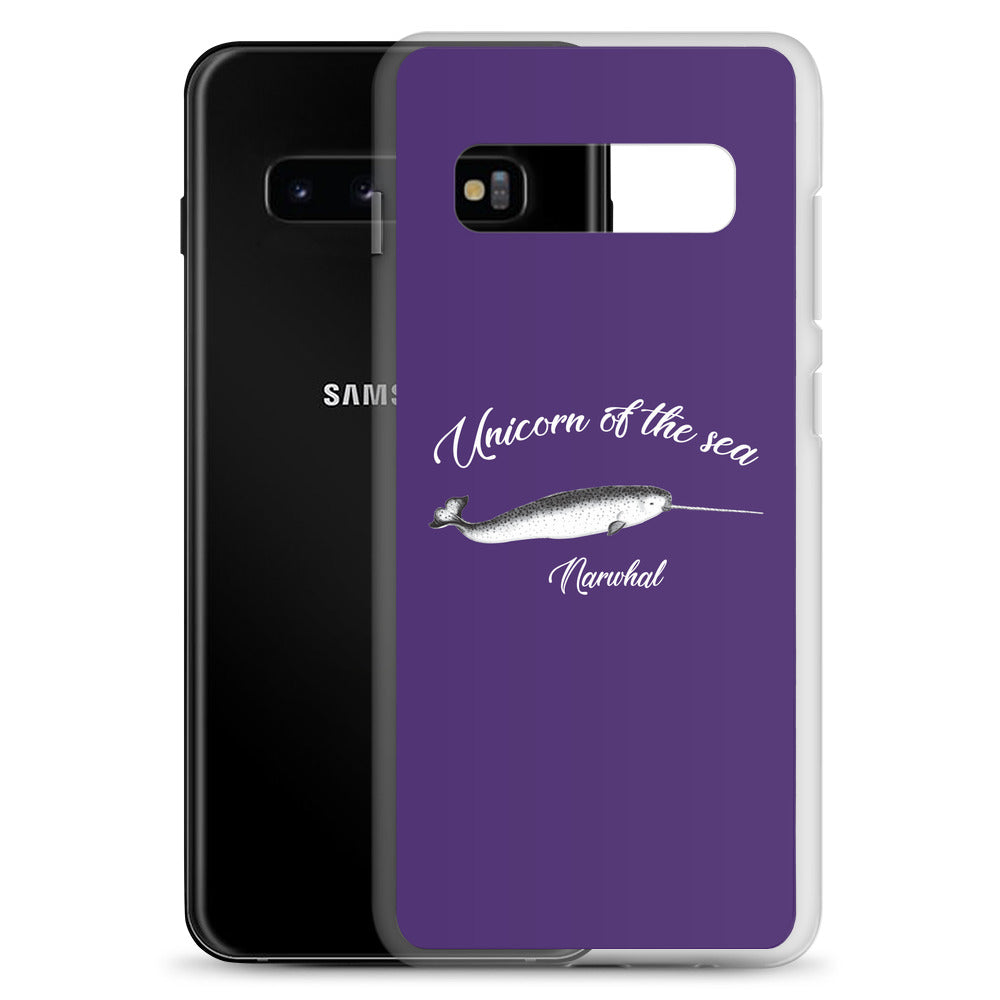 Unicorn of the Sea Samsung Case Purple - Splashing Apparel