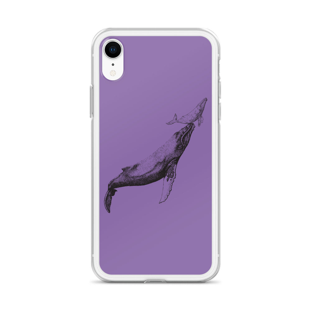 First Breath iPhone Case Purple - Splashing Apparel