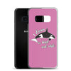 Dream in black and White Samsung Case Pink - Splashing Apparel