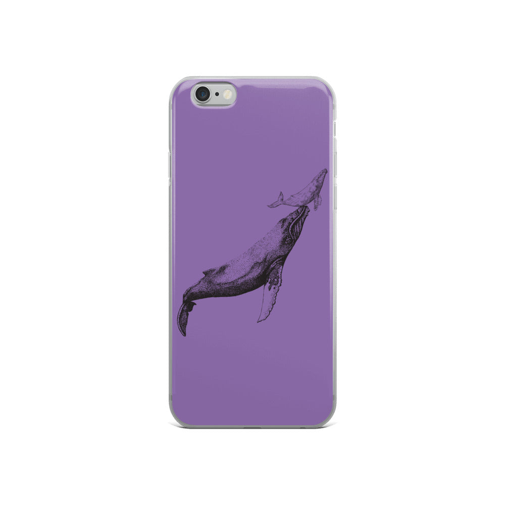 First Breath iPhone Case Purple - Splashing Apparel