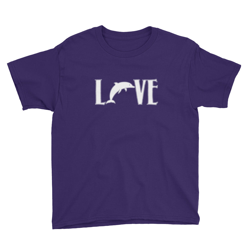 Love Dolphins Kids Shirt - Splashing Apparel