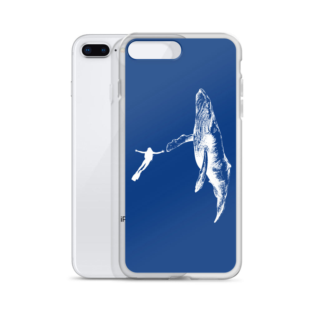 High Five iPhone Case Dark Blue - Splashing Apparel