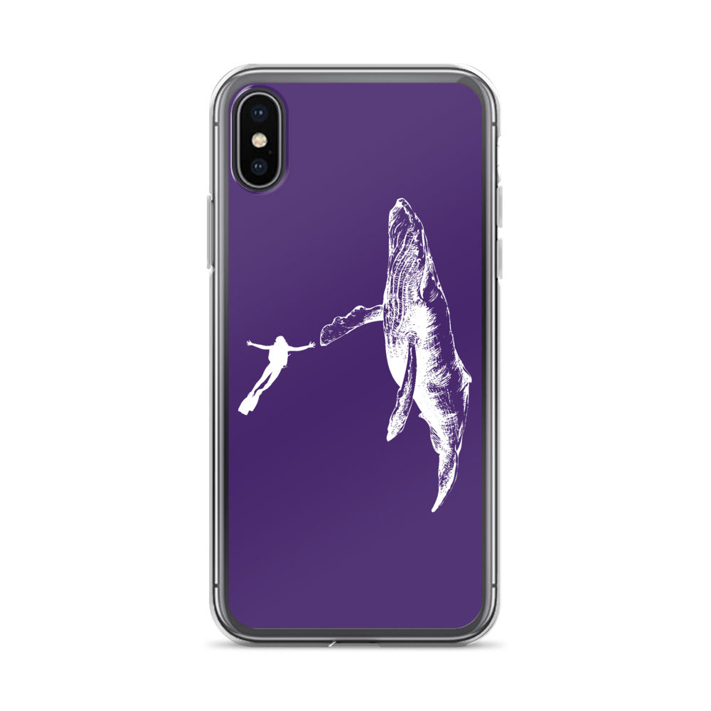 High Five iPhone Case Purple - Splashing Apparel