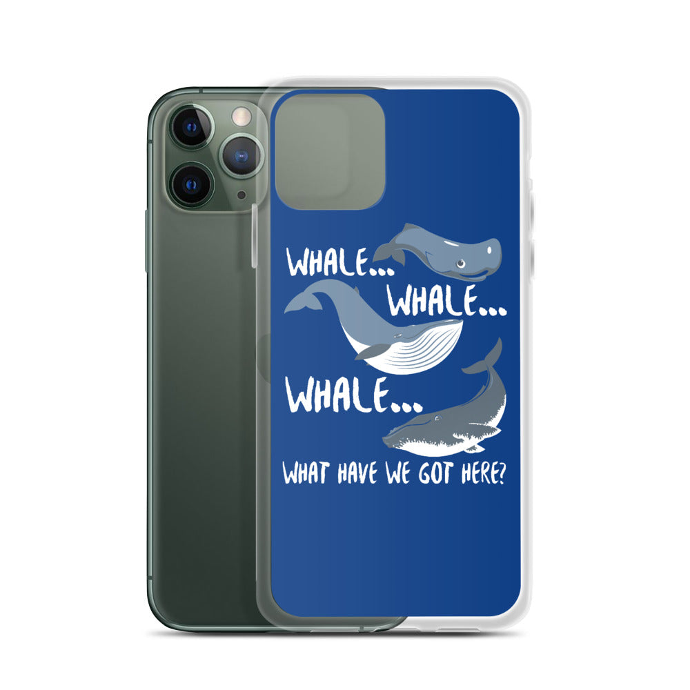 Whale Whale Whale iPhone Case - Splashing Apparel