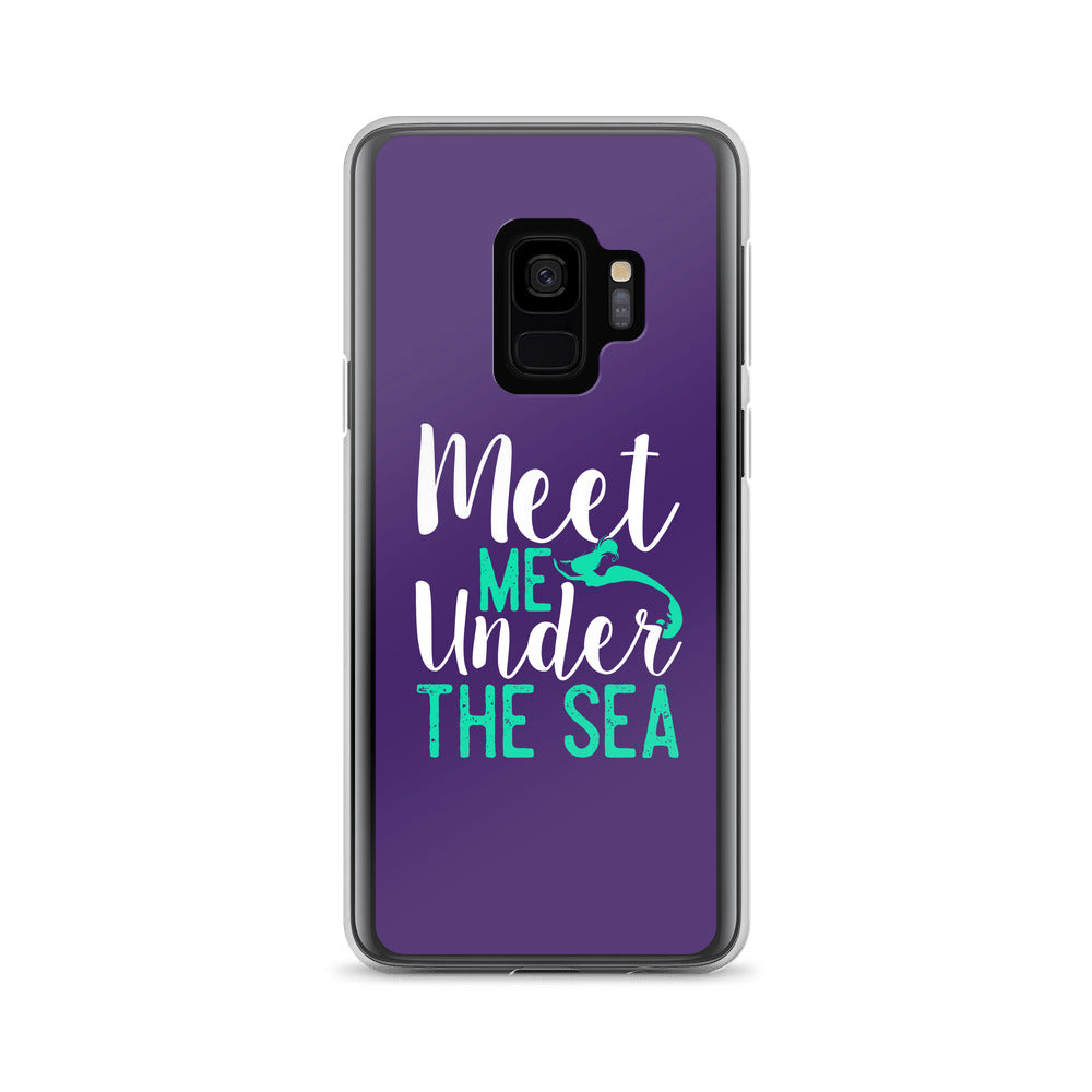 Meet Me Under the Sea Samsung Case Purple - Splashing Apparel