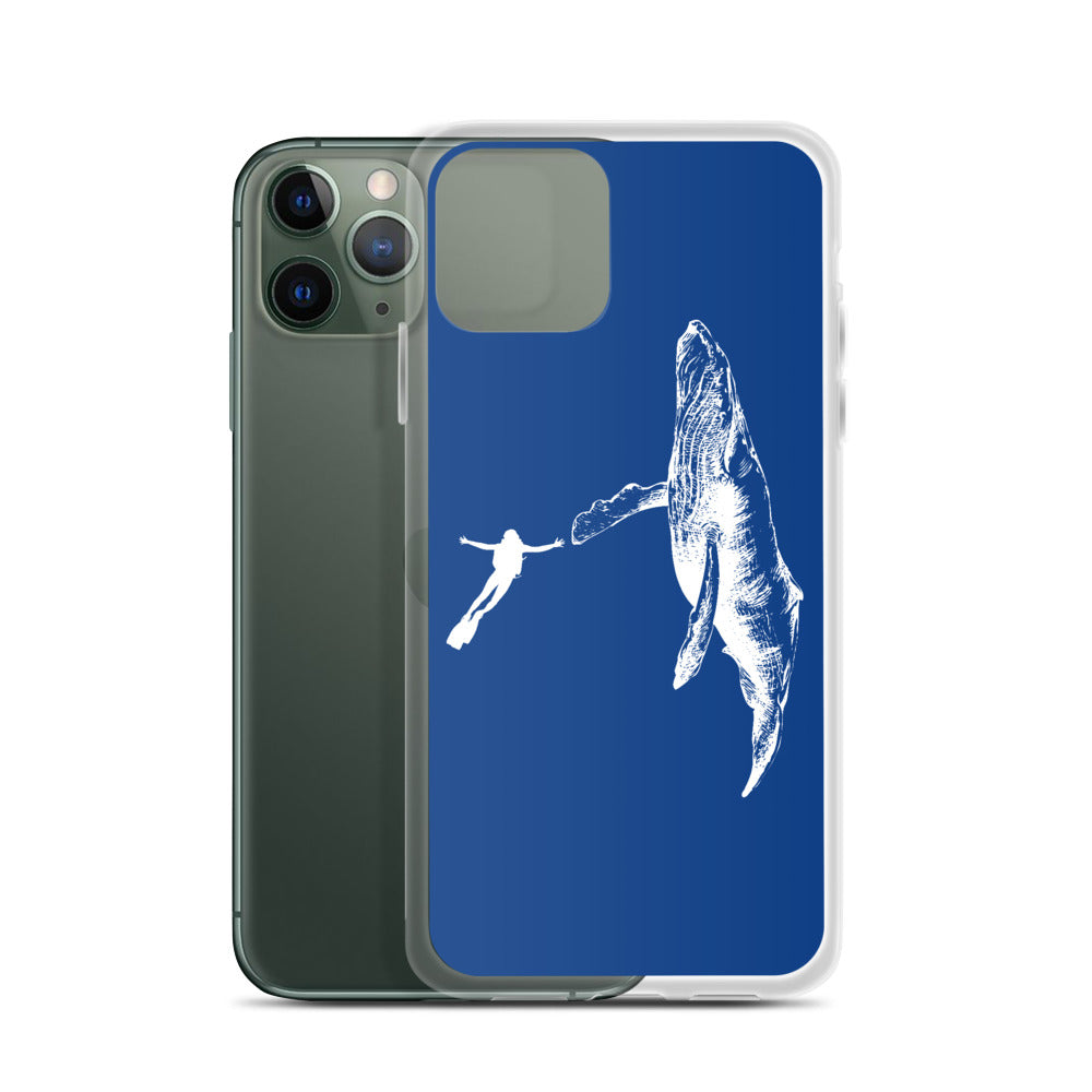 High Five iPhone Case Dark Blue - Splashing Apparel