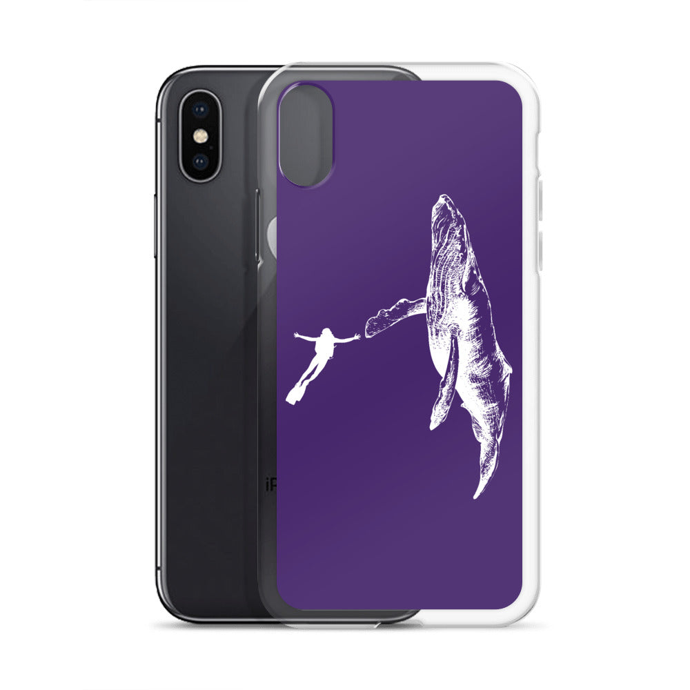 High Five iPhone Case Purple - Splashing Apparel