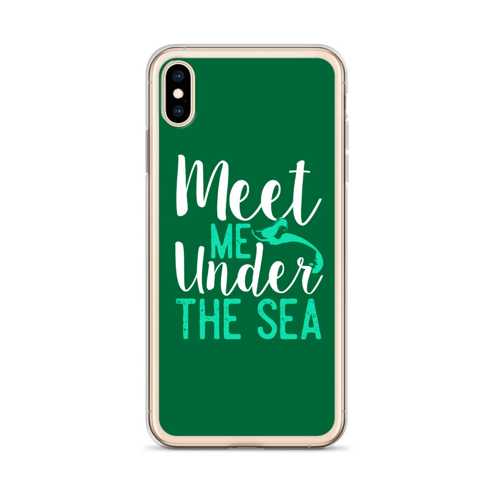 Meet Me Under the Sea iPhone Case Green - Splashing Apparel