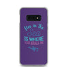 Free in the Sea Samsung Case Purple - Splashing Apparel