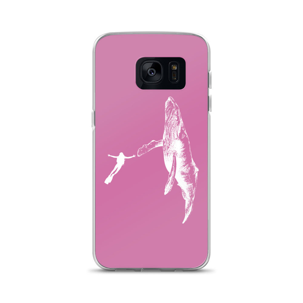 High Five Samsung Case Pink - Splashing Apparel