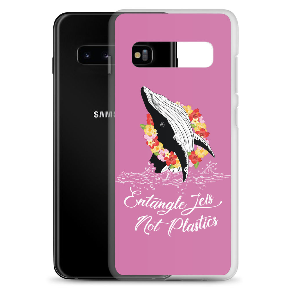 Entangle Leis Samsung Case Pink - Splashing Apparel