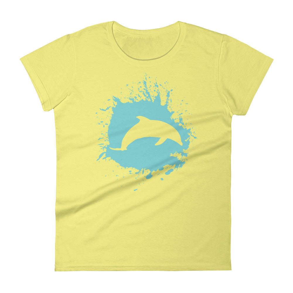 Dolphin Splash Women's Shirt - Splashing Apparel