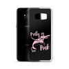 Pretty in Pink Samsung Case Black - Splashing Apparel