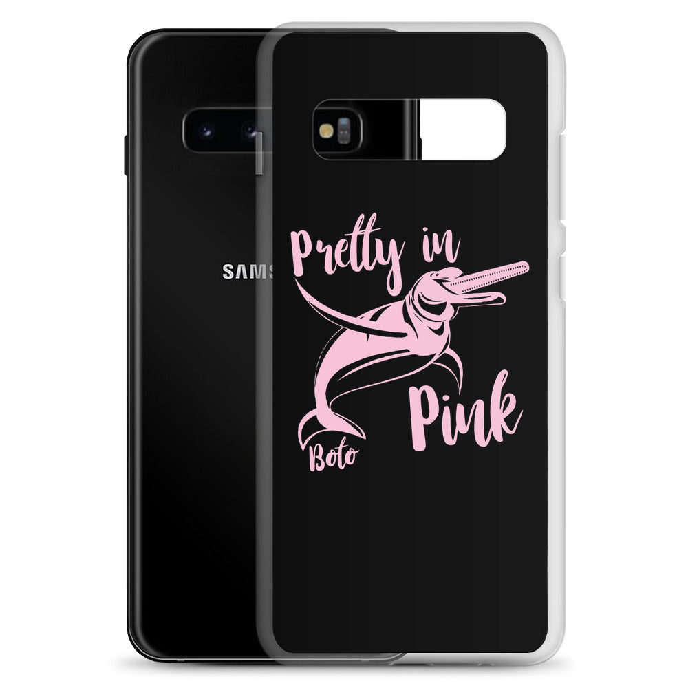 Pretty in Pink Samsung Case Black - Splashing Apparel