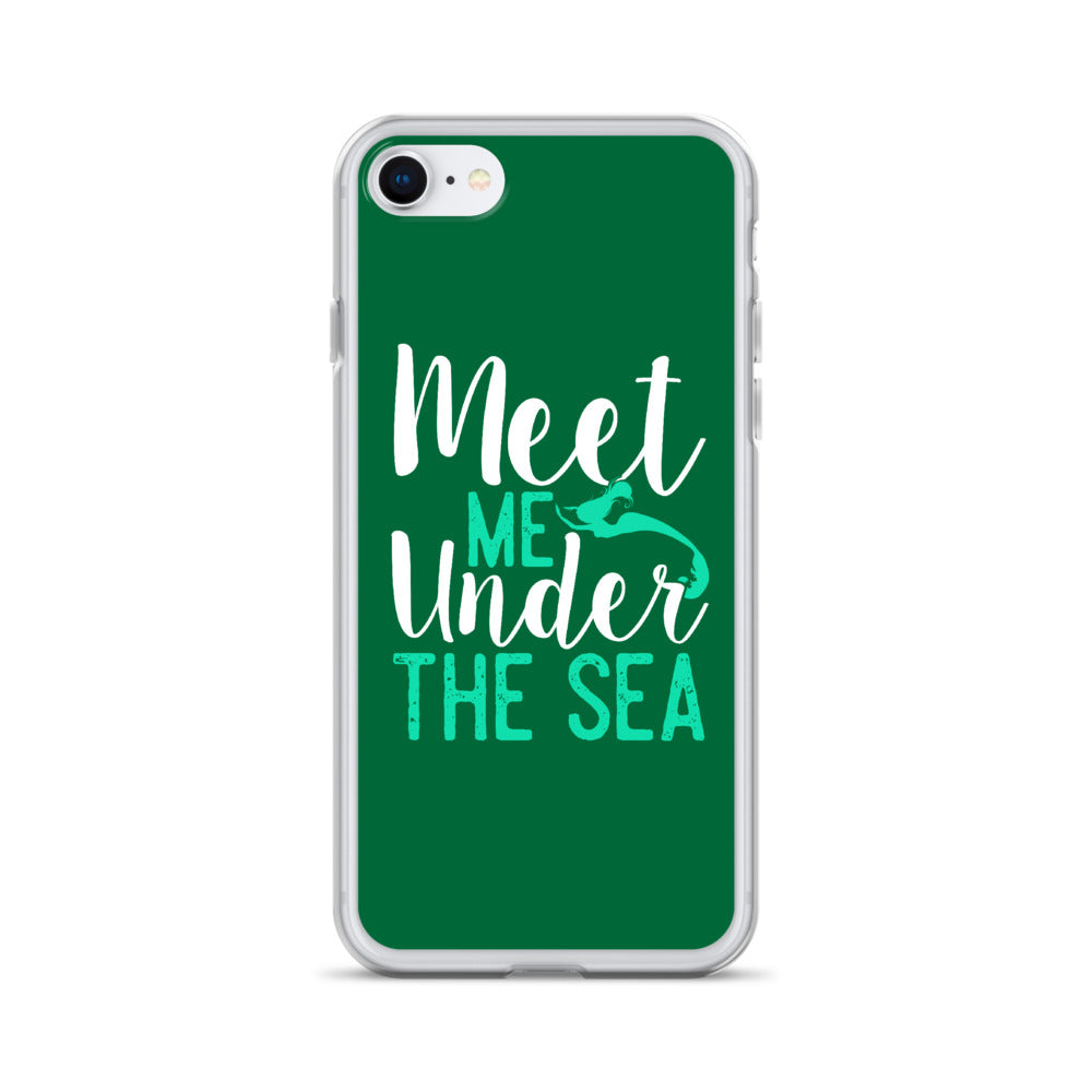 Meet Me Under the Sea iPhone Case Green - Splashing Apparel