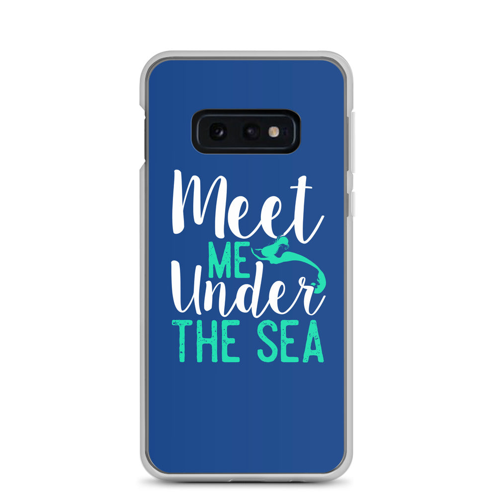 Meet Me Under the Sea Samsung Case Dark Blue - Splashing Apparel