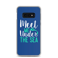 Meet Me Under the Sea Samsung Case Dark Blue - Splashing Apparel