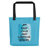 Keep Calm and Love the Ocean Tote bag - Splashing Apparel