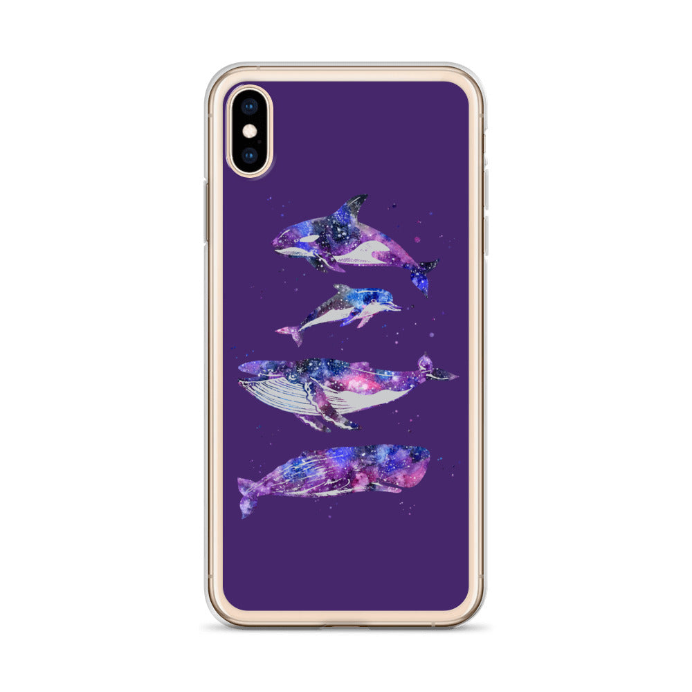 Cosmic Beauties iPhone Case Purple - Splashing Apparel