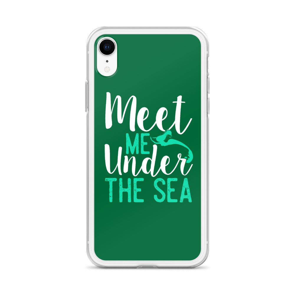Meet Me Under the Sea iPhone Case Green - Splashing Apparel
