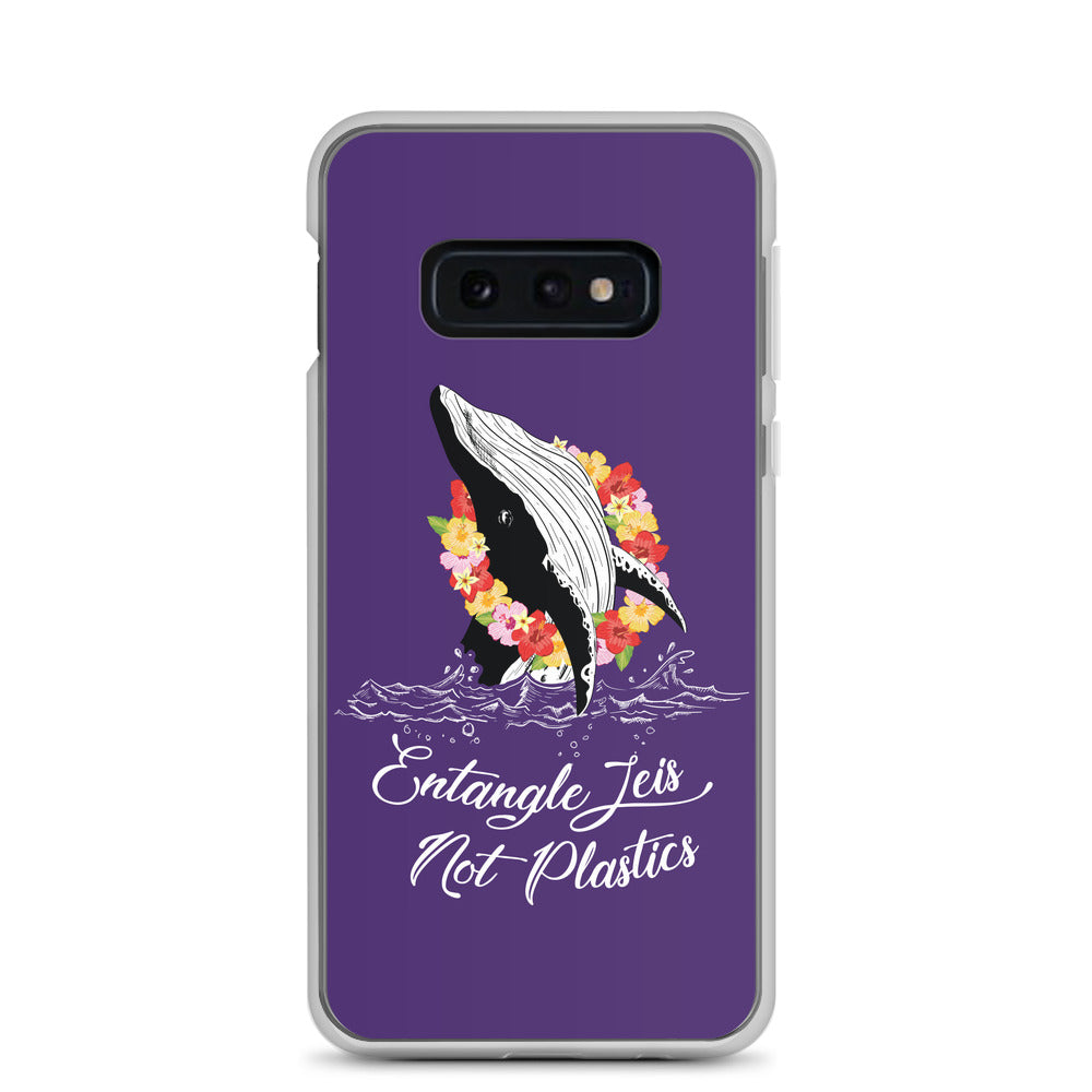 Entangle Leis Samsung Case Purple - Splashing Apparel