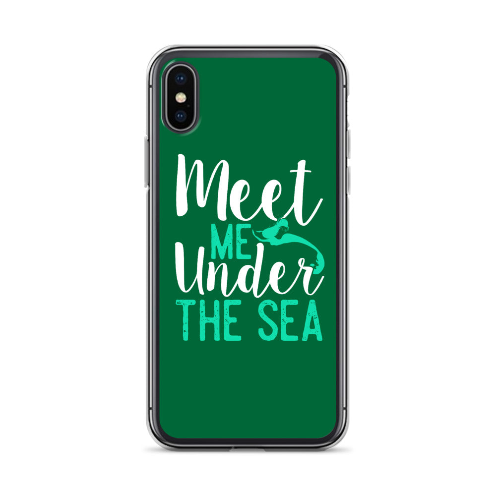 Meet Me Under the Sea iPhone Case Green - Splashing Apparel