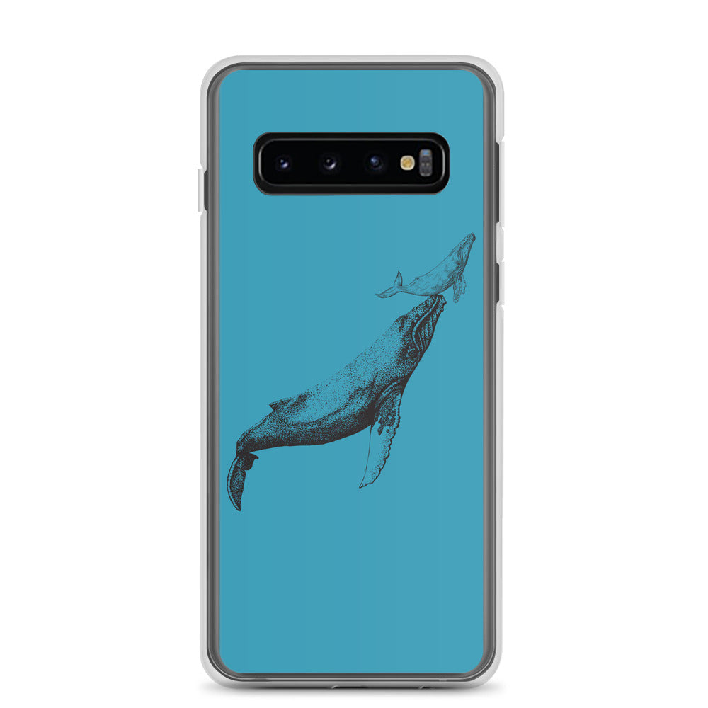 First Breath Samsung Case Blue - Splashing Apparel