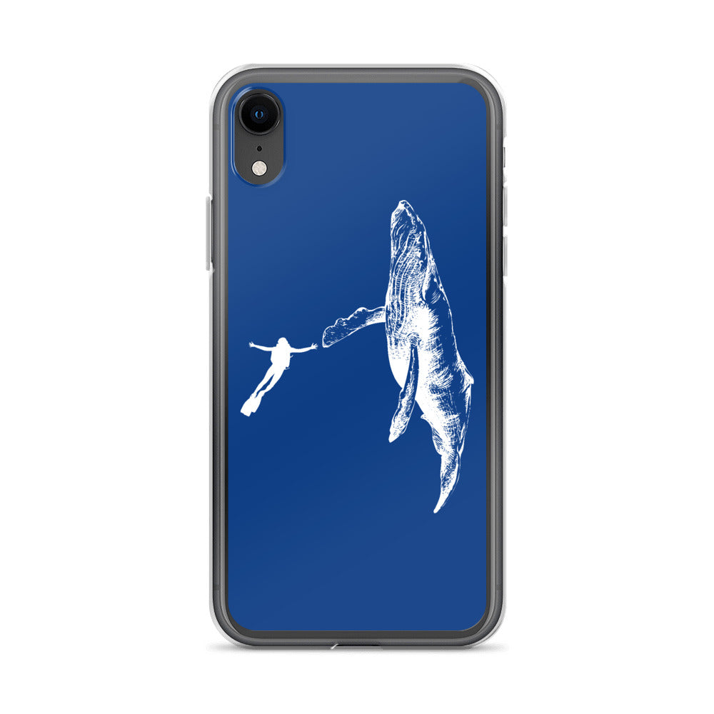 High Five iPhone Case Dark Blue - Splashing Apparel