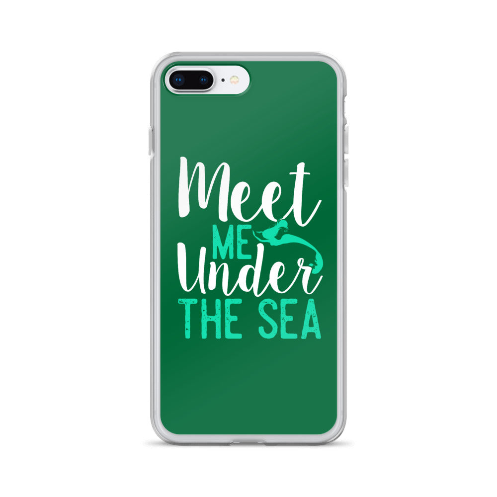 Meet Me Under the Sea iPhone Case Green - Splashing Apparel