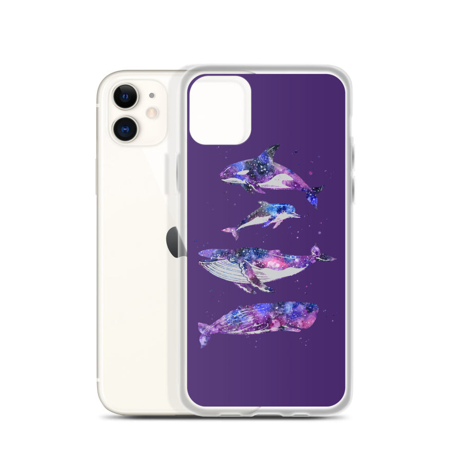 Cosmic Beauties iPhone Case Purple - Splashing Apparel