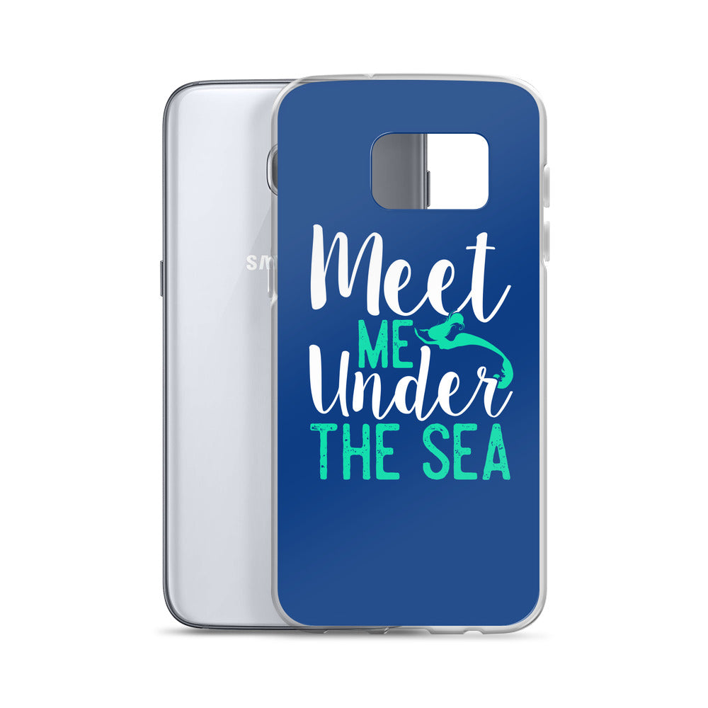 Meet Me Under the Sea Samsung Case Dark Blue - Splashing Apparel