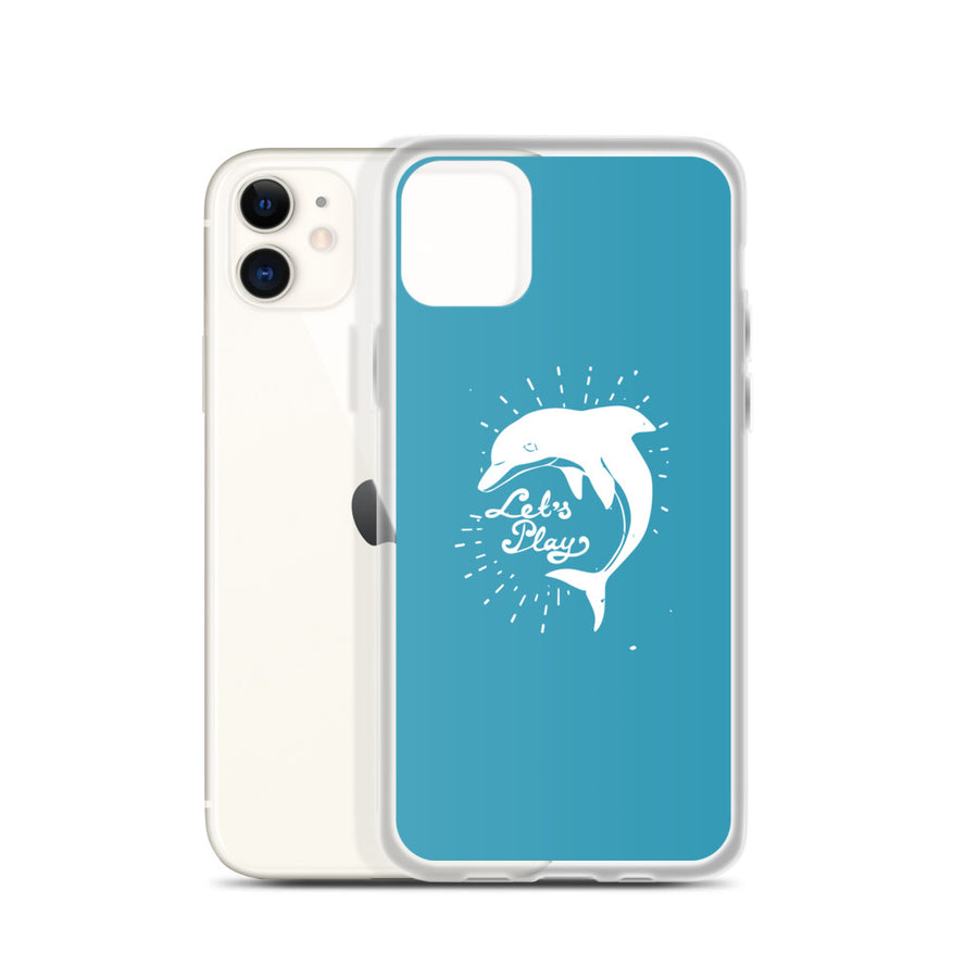 Let's Play iPhone Case Blue - Splashing Apparel