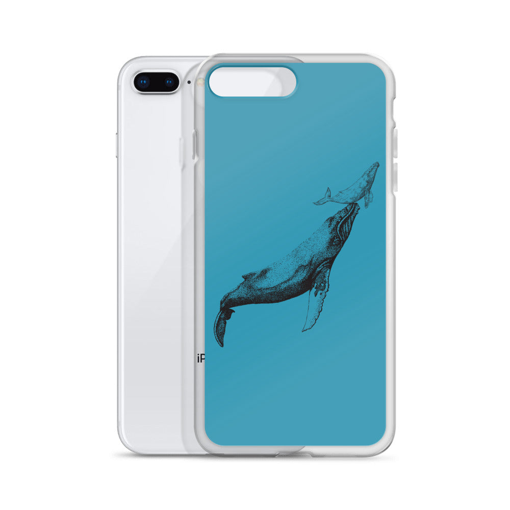 First Breath iPhone Case Blue - Splashing Apparel