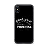Find Your Porpoise iPhone Case Black - Splashing Apparel