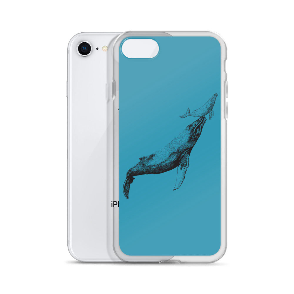 First Breath iPhone Case Blue - Splashing Apparel