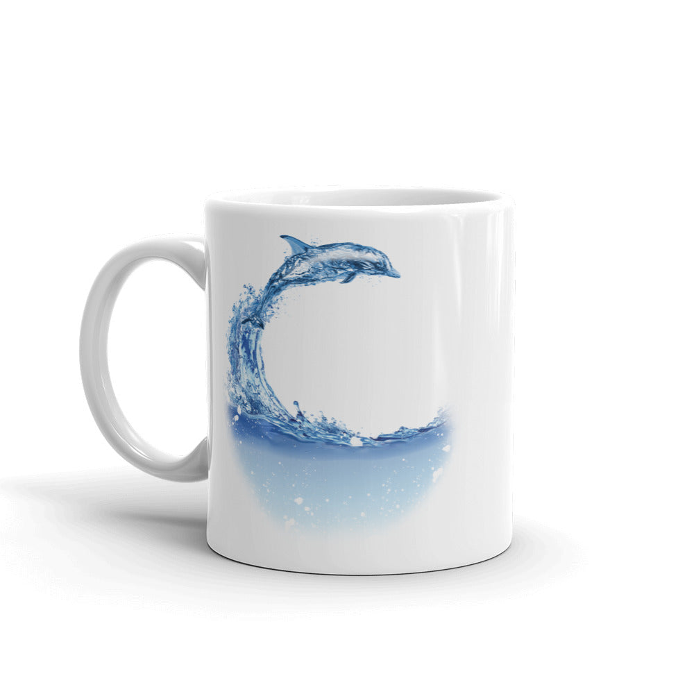Aqua Dolphin Mug