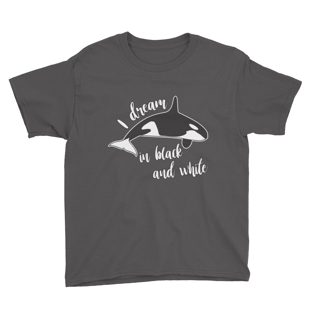 Dream in Black and White Kids Shirt - Splashing Apparel