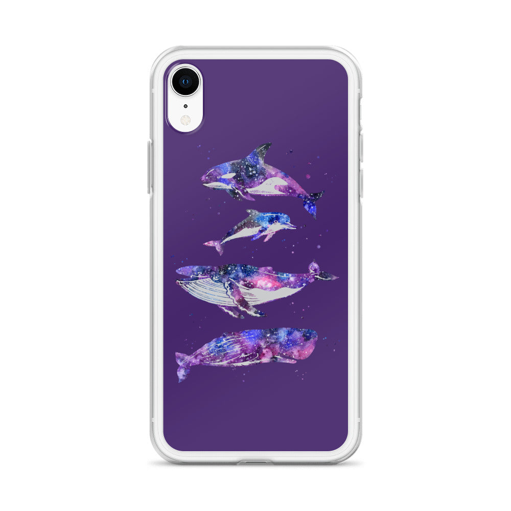 Cosmic Beauties iPhone Case Purple - Splashing Apparel