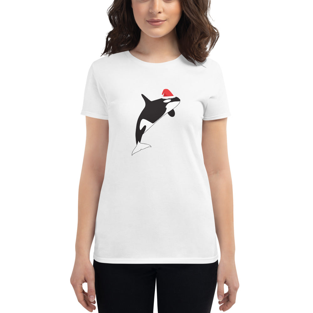 Orca Santa Women's t-shirt - Splashing Apparel