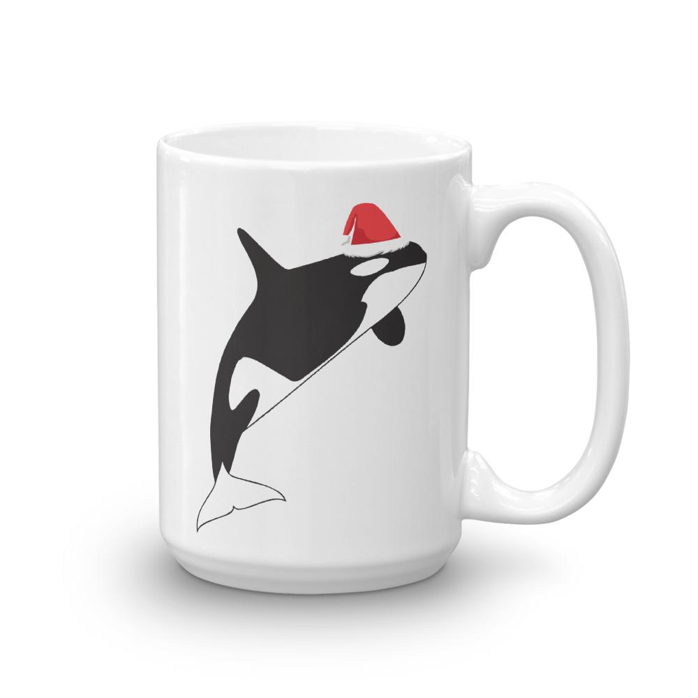 Orca Santa Mug - Splashing Apparel