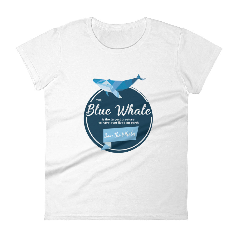 Blue Whale Women's Shirt - Splashing Apparel