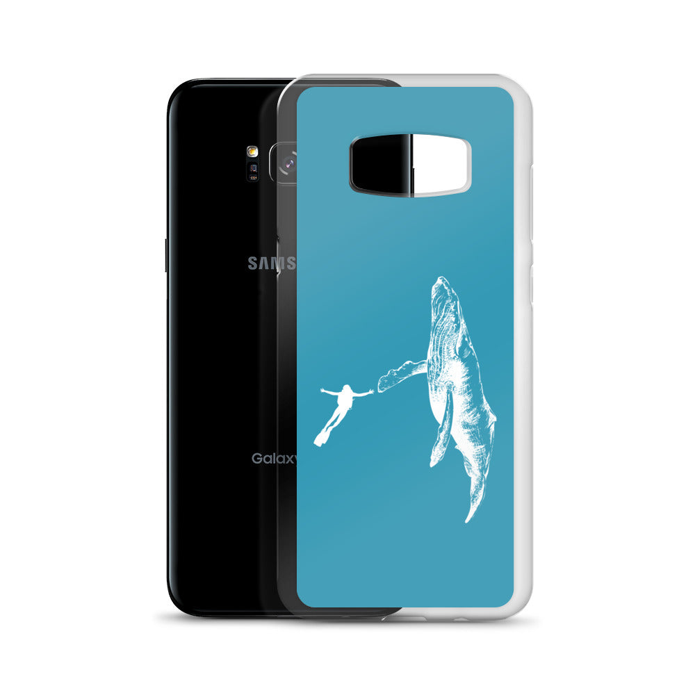High Five Samsung Case Blue - Splashing Apparel