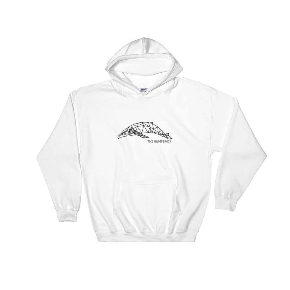 Geometric Humpback Whale Hoodie