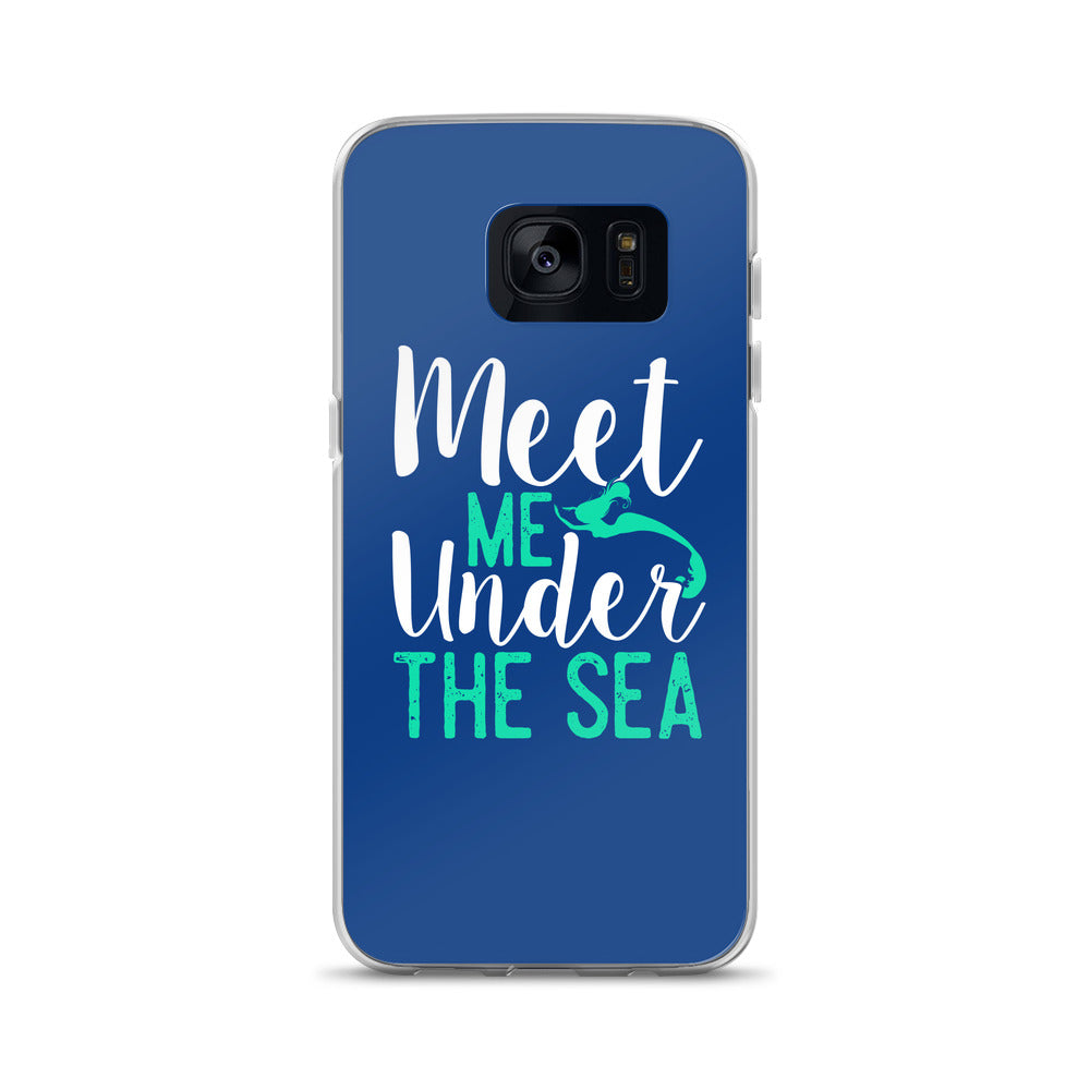 Meet Me Under the Sea Samsung Case Dark Blue - Splashing Apparel