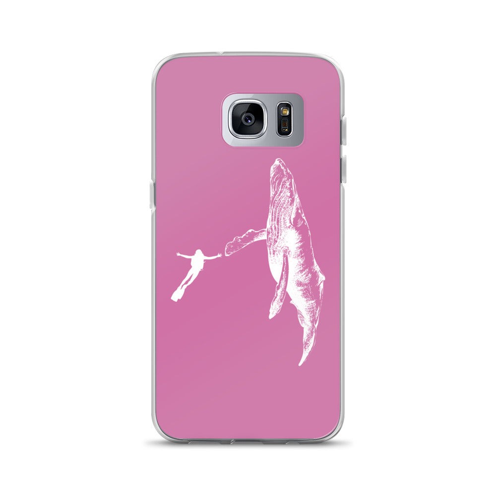 High Five Samsung Case Pink - Splashing Apparel