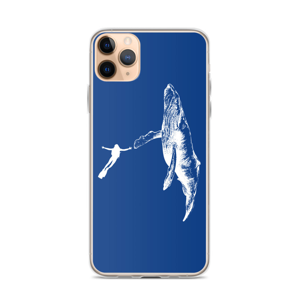 High Five iPhone Case Dark Blue - Splashing Apparel
