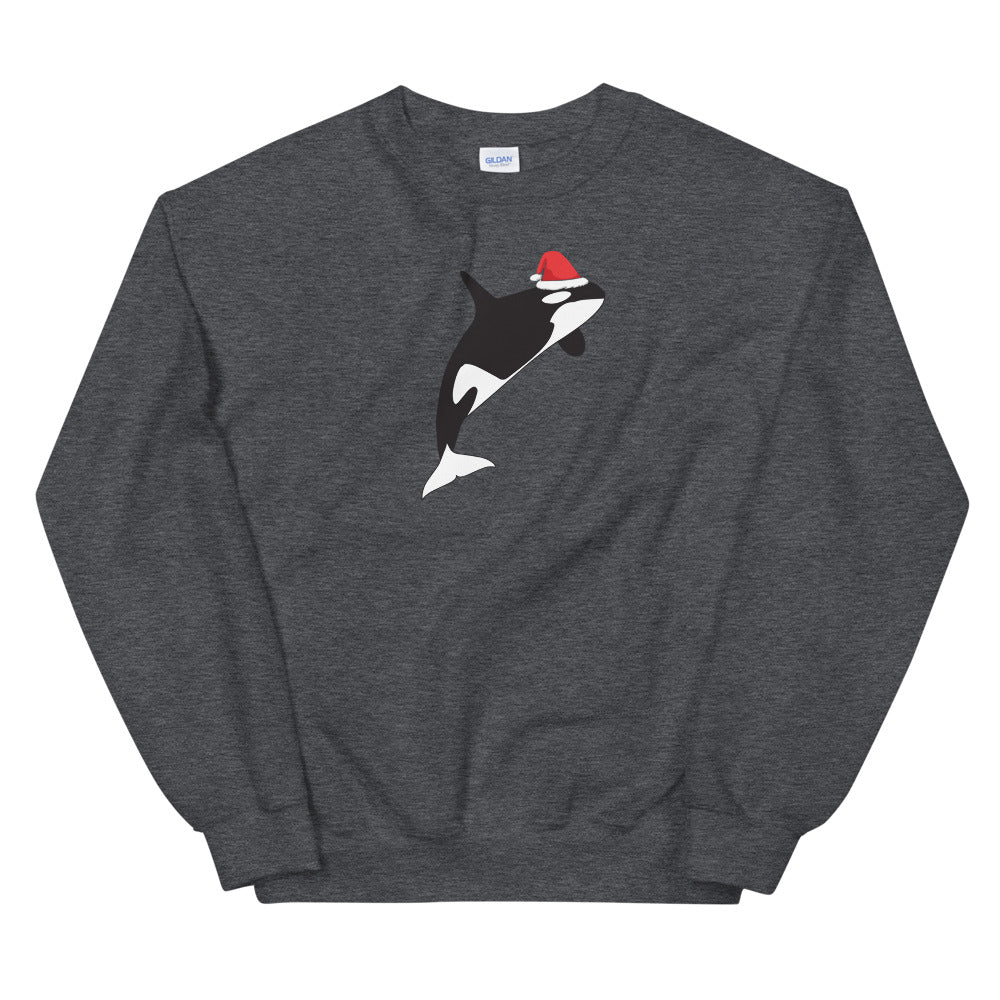 Orca Santa Sweatshirt - Splashing Apparel