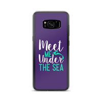 Meet Me Under the Sea Samsung Case Purple - Splashing Apparel