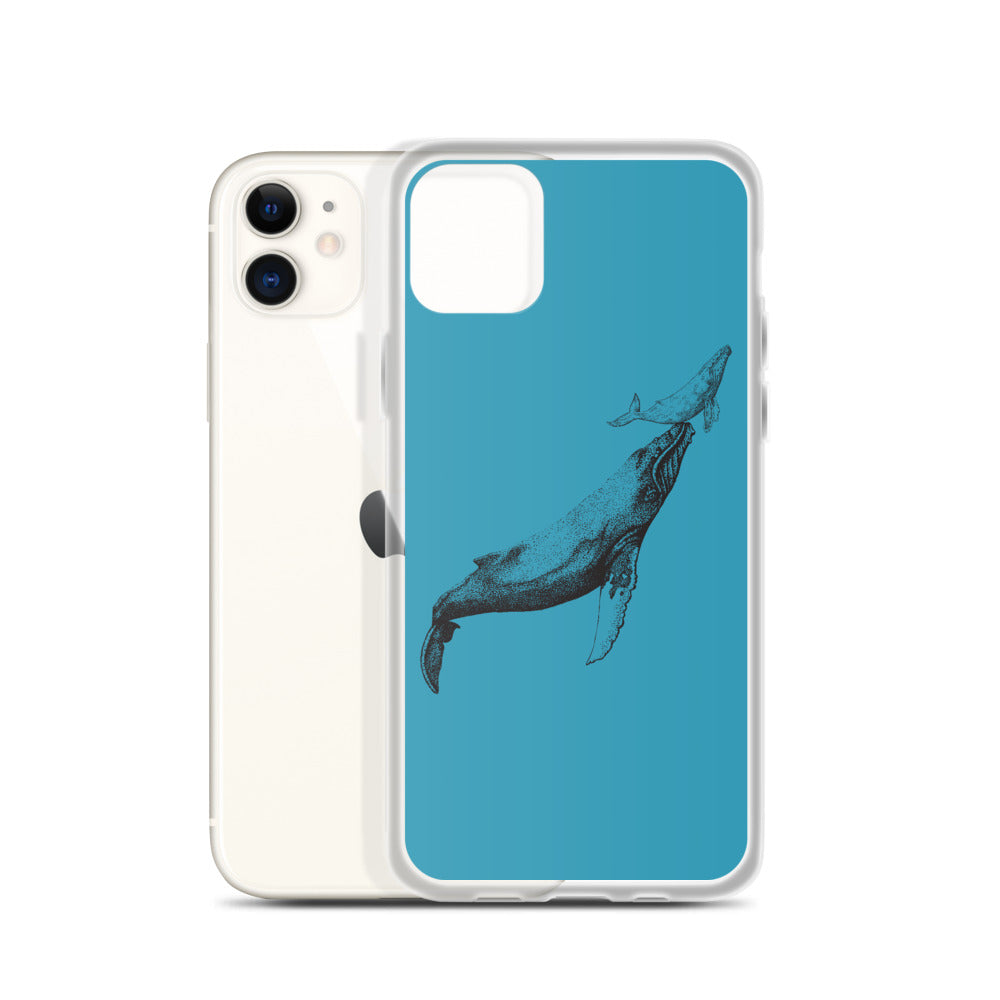 First Breath iPhone Case Blue - Splashing Apparel